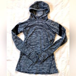 GapFit black/white running hoodie